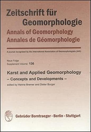 Cover for Karst and applied geomorphology
