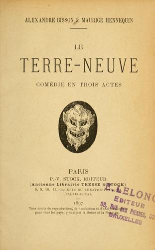 Cover for Le terre-neuve