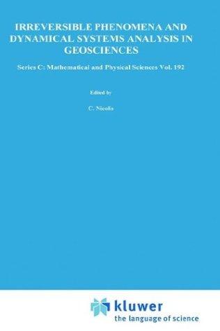 Cover for Irreversible phenomena and dynamical systems analysis in geosciences