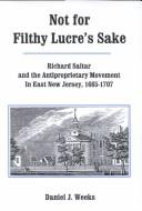 Cover for Not for filthy Lucre's sake
