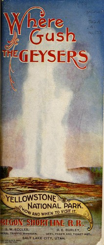 Cover for Where gush the geysers