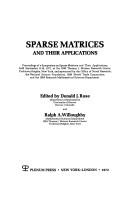 Cover for Sparse matrices and their applications