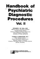 Cover for Handbook of Psychiatric Diagnostic Procedures