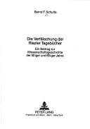 Cover for Die Verfälschung der Riezler Tagebücher