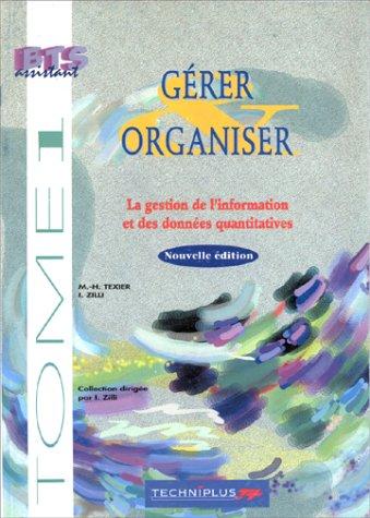 Cover for Gérer, organiser