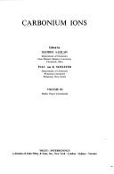 Cover for Carbonium ions