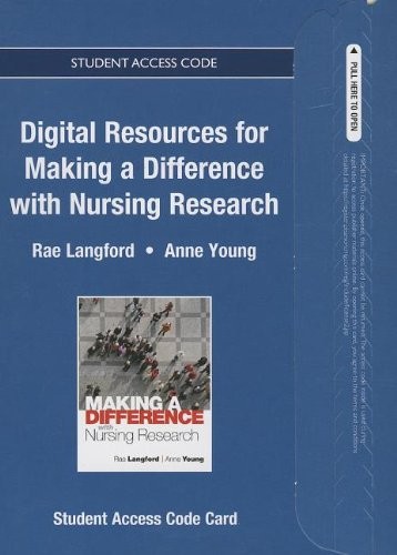 Cover for Textbook Resources for Making a Difference with Nursing Research -- Access Card