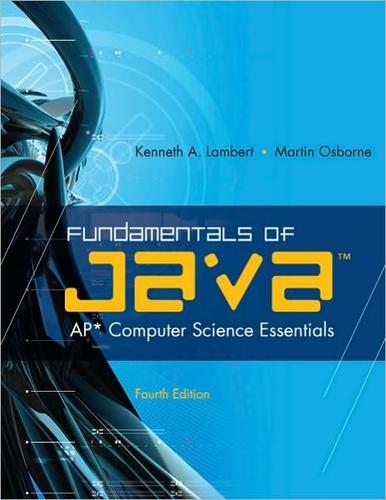 Cover for Fundamentals of Java