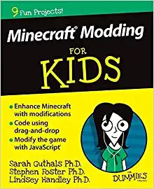 Cover for Minecraft modding for kids for dummies