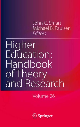 Cover for Higher Education: Handbook of Theory and Research