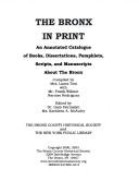 Cover for The Bronx in Print
