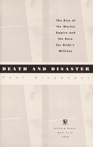 Cover for Death and disaster