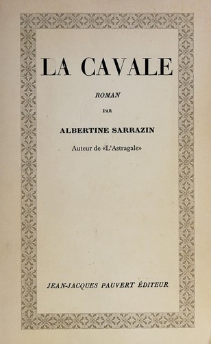 Cover for La cavale