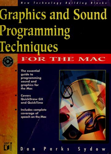 Cover for Graphics and sound programming for the Mac