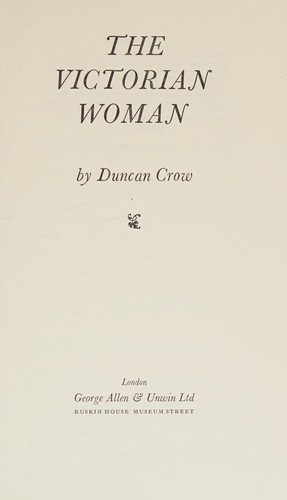 Cover for The Victorian woman