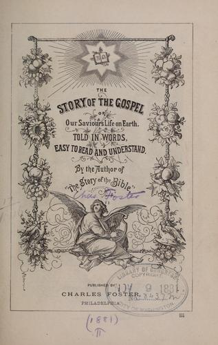 Cover for The story of the gospel