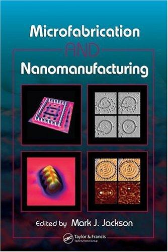 Cover for Microfabrication and nanomanufacturing