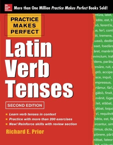 Cover for Practice Makes Perfect Latin Verb Tenses, 2nd Edition