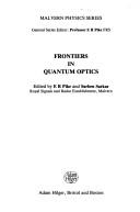 Cover for Frontiers in quantum optics