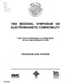 Cover for 1992 Regional Symposium on Electromagnetic Compatability