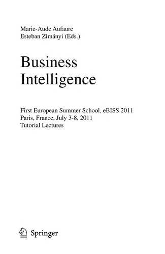 Cover for Business Intelligence