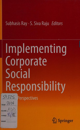 Cover for Implementing corporate social responsibility