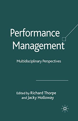 Cover for Performance Management