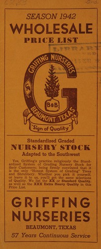 Cover for Standardized graded nursery stock adapted to the Southwest