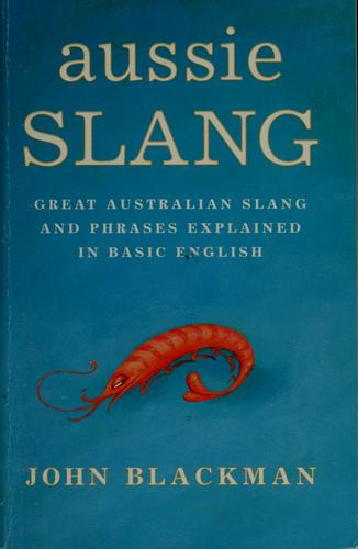 Cover for Aussie slang