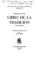 Cover for Libro de la tradición