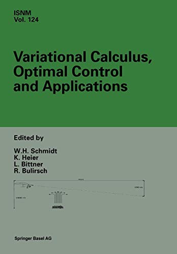 Cover for Variational Calculus, Optimal Control and Applications