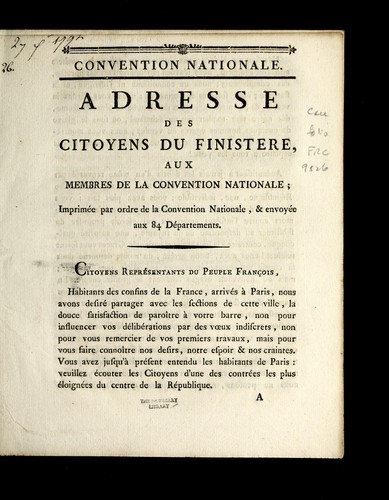 Cover for ... Adresse