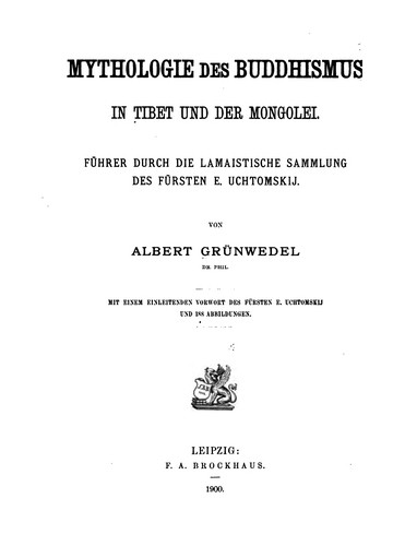 Cover for Mythologie des Buddhismus in Tibet und der Mongolei