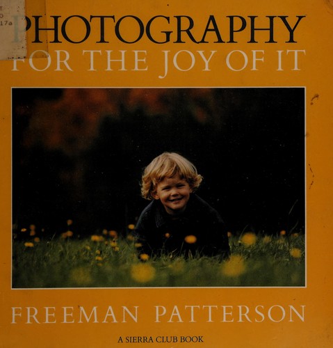 Cover for Photography for the joy of it