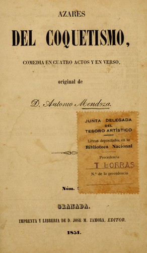 Cover for Azares del coquetismo