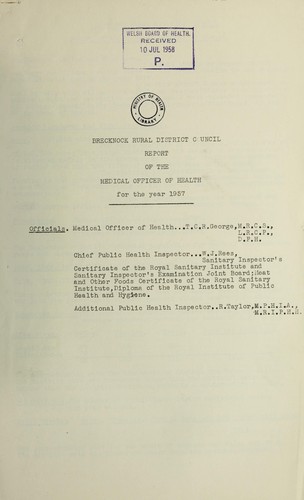 Cover for [Report 1957]