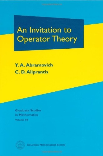 Cover for An invitation to operator theory