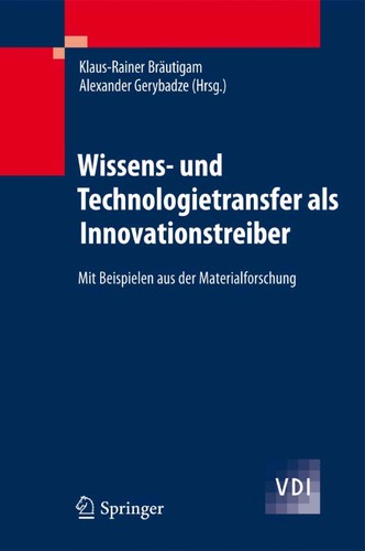 Cover for Wissens- und Technologietransfer als Innovationstreiber