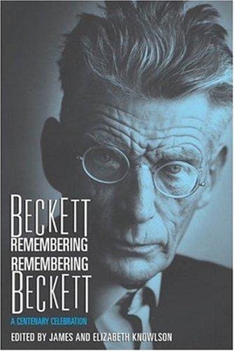 Cover for Beckett remembering, remembering Beckett
