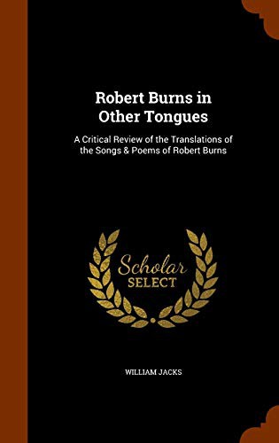 Cover for Robert Burns in Other Tongues
