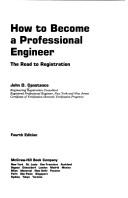 Cover for How to Become a Professional Engineer