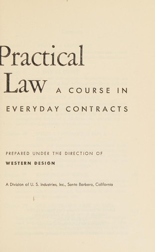 Cover for Practical law