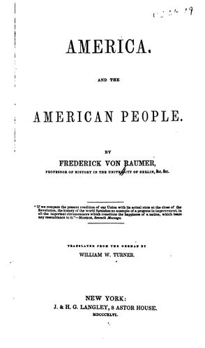 Cover for America and the American people.