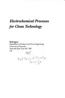 Cover for Electrochemical processes for clean technology
