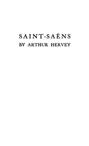 Cover for Saint-Saens.