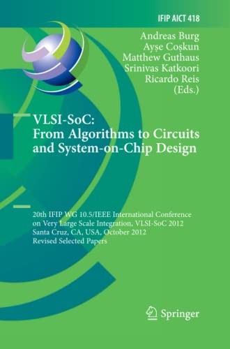 Cover for Vlsi-So - From Algorithms to Circuits and System-on-Chip Design