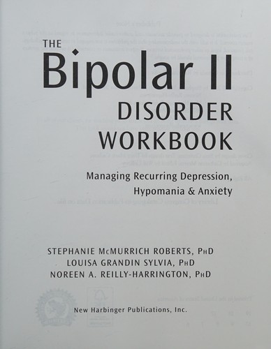 Cover for The bipolar II disorder workbook