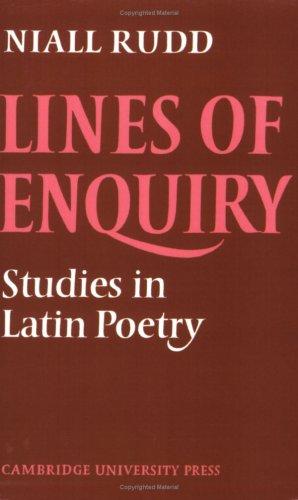Cover for Lines of Enquiry
