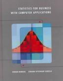 Cover for Statistics for Business with Computer Applications