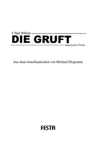 Cover for Die Gruft